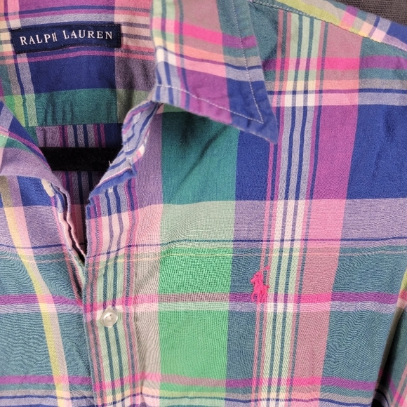 Ralph Lauren Men's Multicolor Plaid Shirt - Picture 3 of 6
